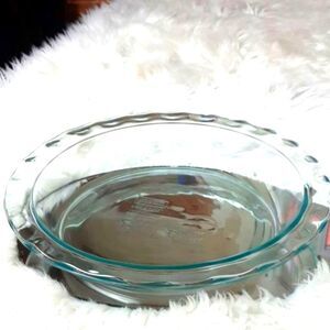 VINTAGE PRYEX Blue‎ Deep Pie Plate 9.5